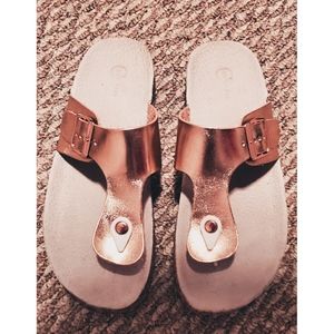 CATO Rose Gold Sandals